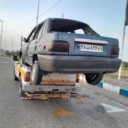 امدادخودروی دهگلان میرزایی در قروه کردستان