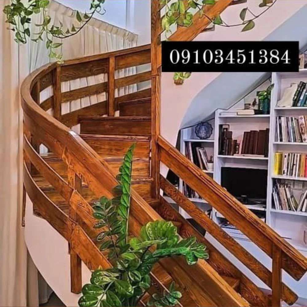 پله گرد مارپیچ بتنی واحدی