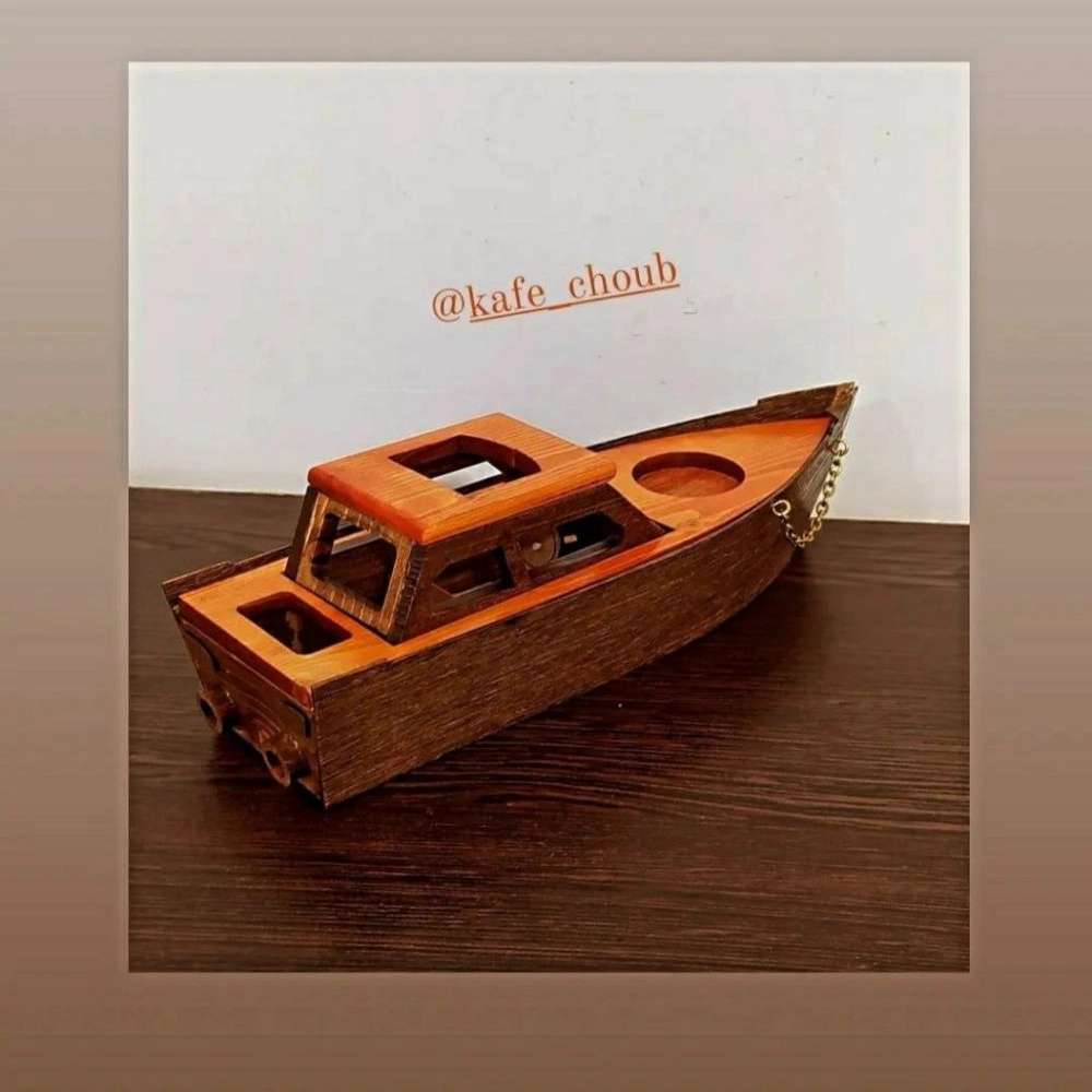نام محصول: قایق چوبی 10اینچ(25سانتی متر) _______________ کد محصول:00904647