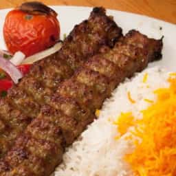 چلوکباب کوبیده