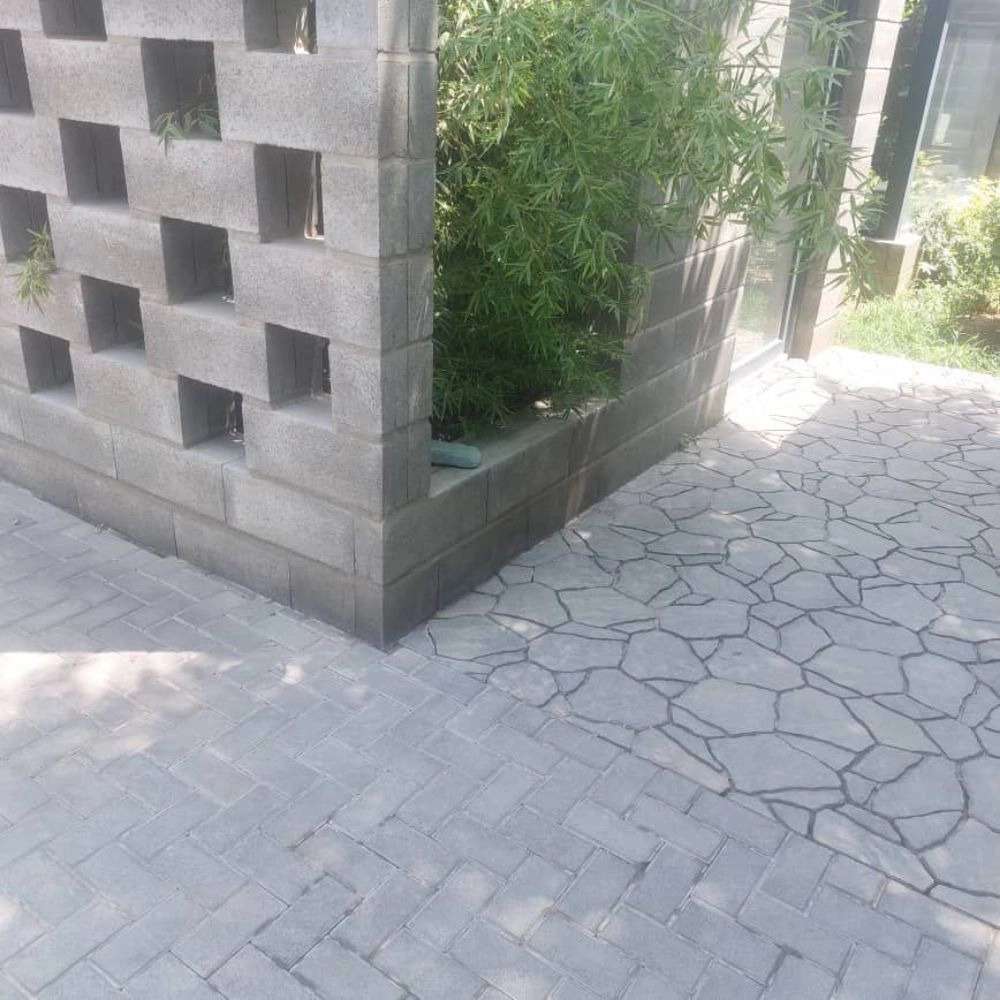 محوطه سازی و جدول کاری و کفپوش