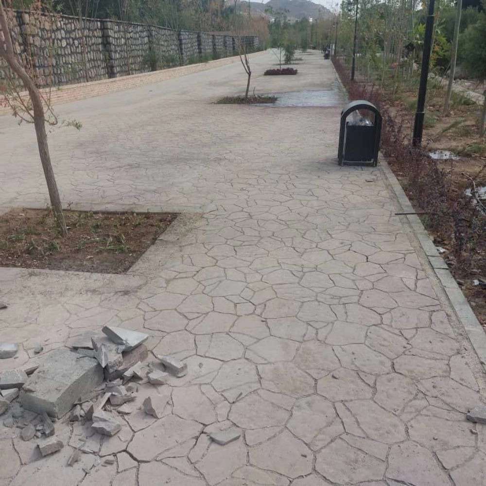 محوطه سازی و جدول کاری و کفپوش
