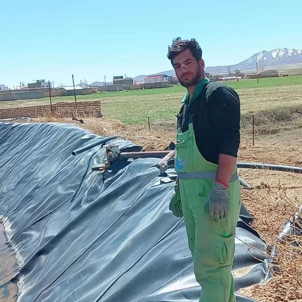 ساخت استخر کشاورزی ژئوممبران شیرمردی