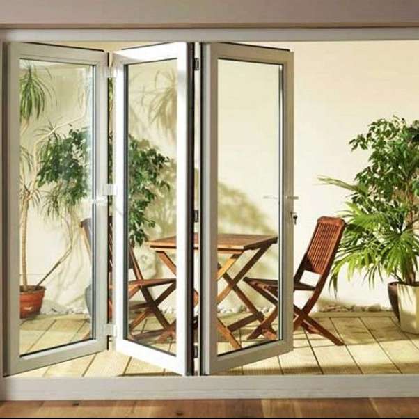 درب اتوماتیک شیشه ای تاشو