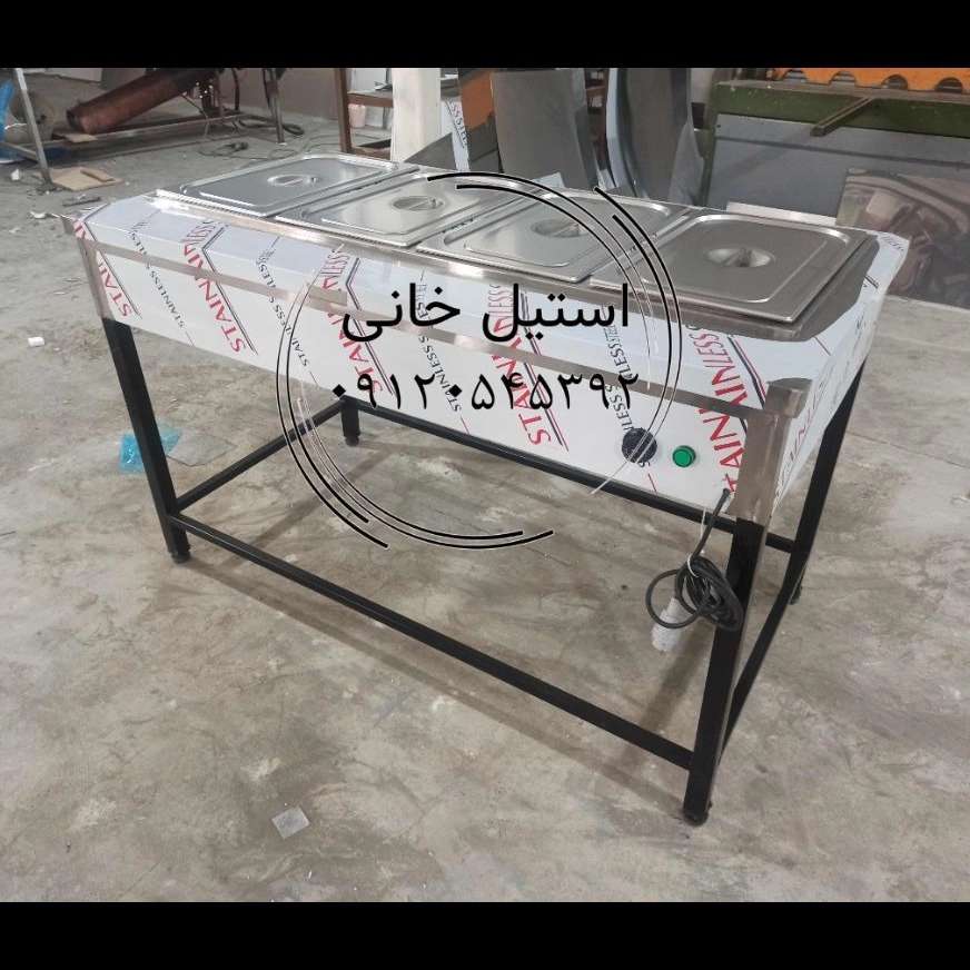کانتر گرم پایه دار استیل