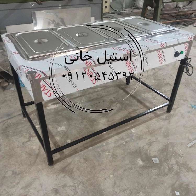 کانتر گرم پایه دار استیل