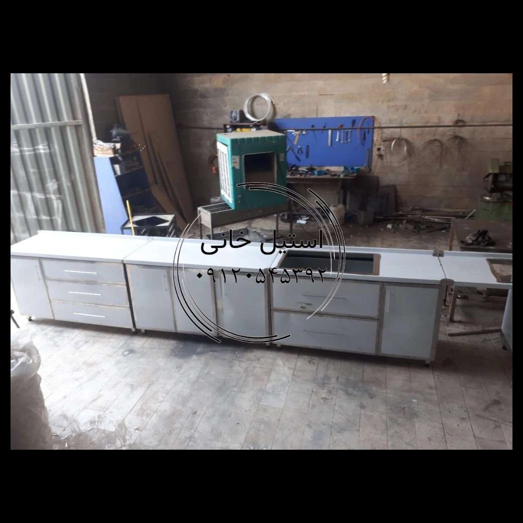 کابینت زمینی استیل