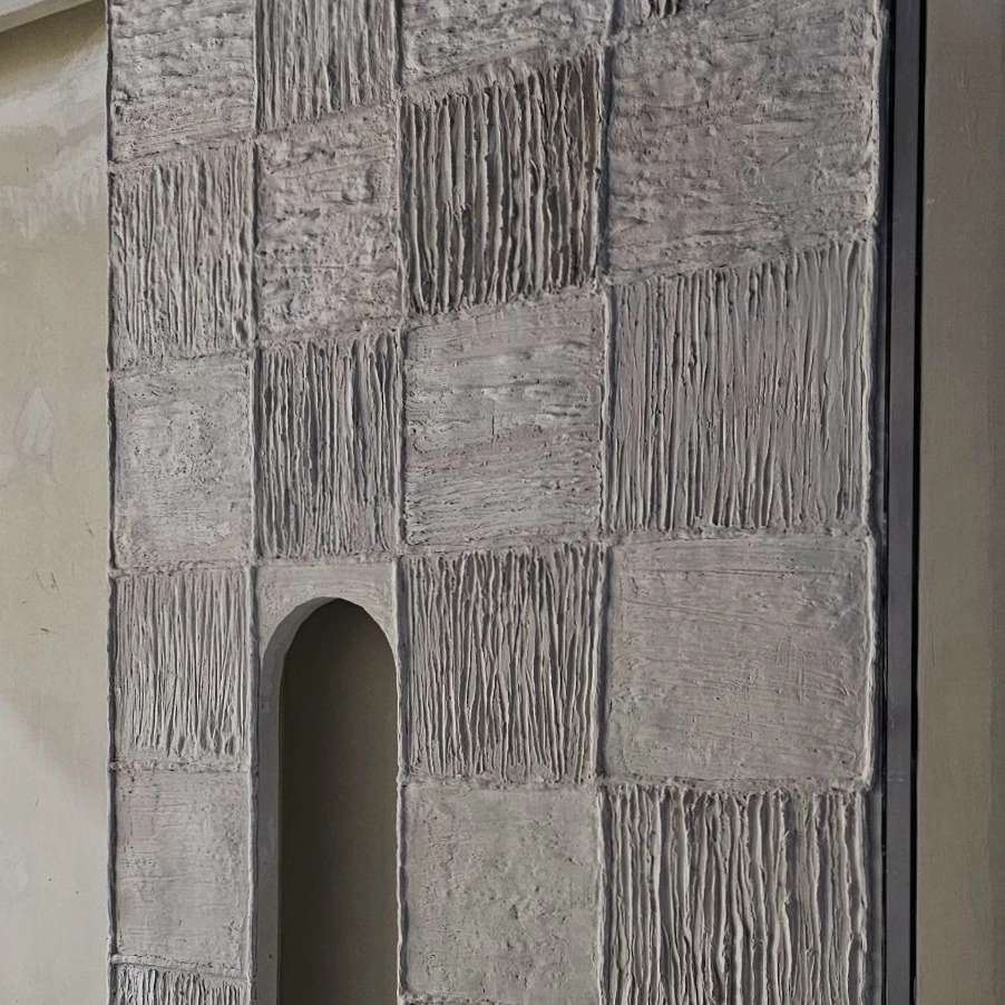 ترکیب گچبری مدرن و میکروسمنت