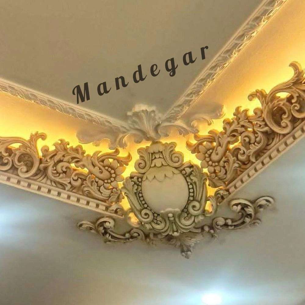 گل گوشه نور مخفی سقف