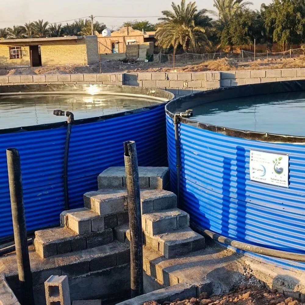 نصب استخر پیش ساخته پرورش ماهی