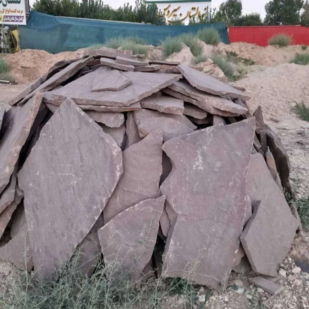 سنگ ورقه ای و لاشه ای جعفری در دماوند