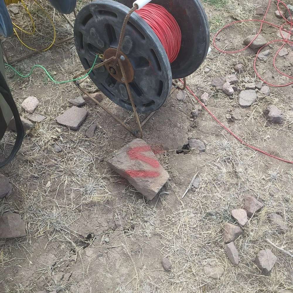 اکتشاف آب در روستای قلعه قزوین