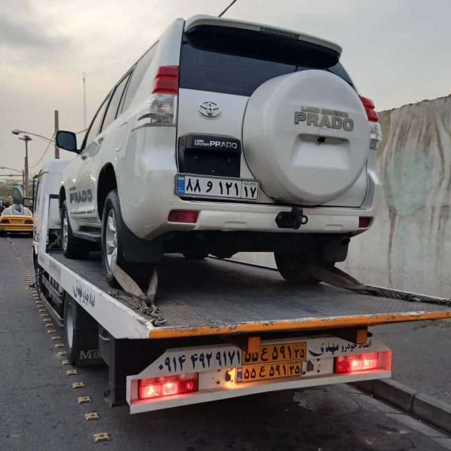 جرثقیل خودرو بر مرند تبریز