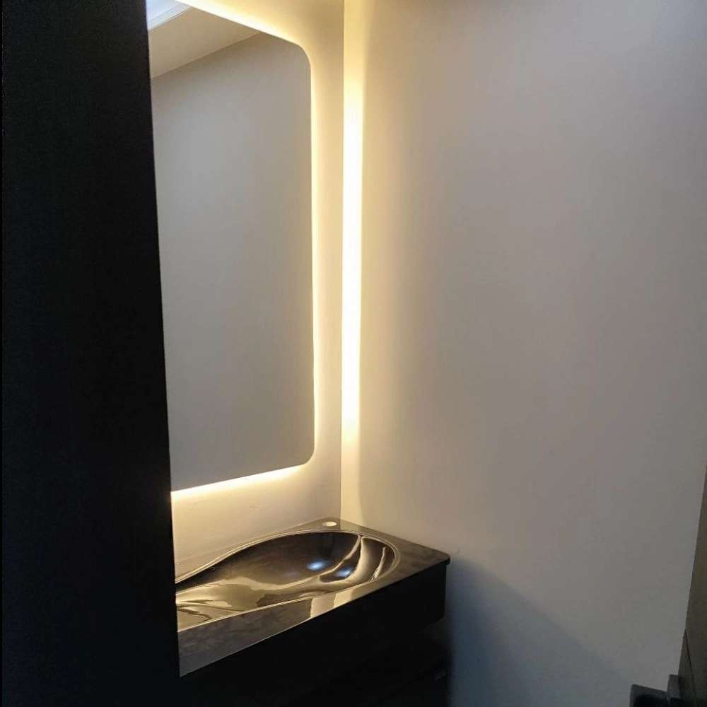 میکروسمنت ساده دیوار کف سرویس