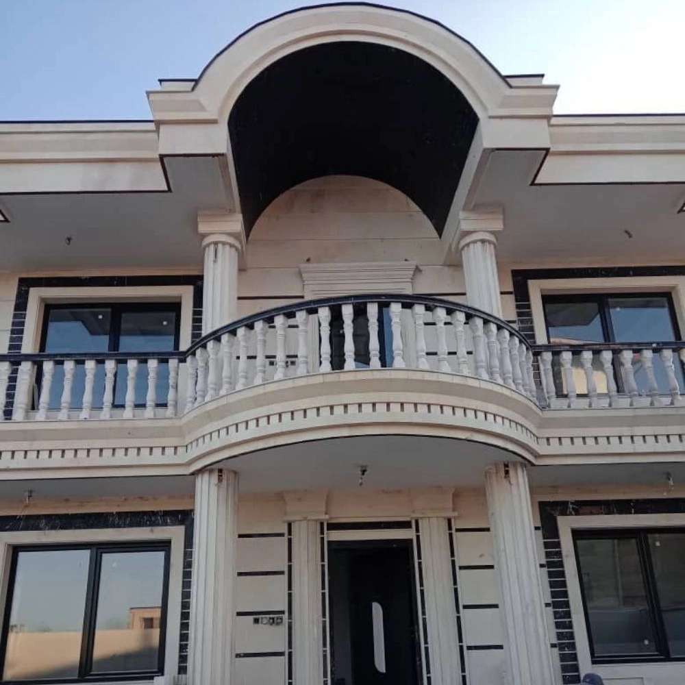 نماکاری امیری، اجرای نمای کلاسیک مدرن و رومی ساختمان در خمام گیلان