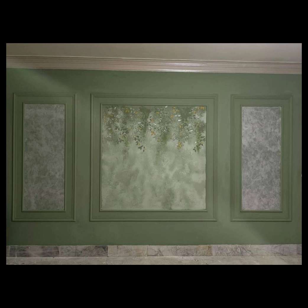 اجرای رنگ روغنی دیوار