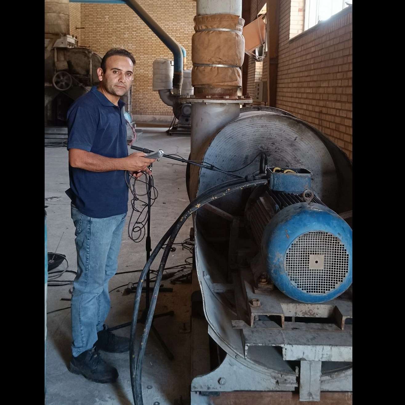 در حال بالانس فن سانتریفیوژ