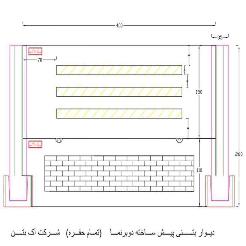 کارگاه آک بتن در بوشهر