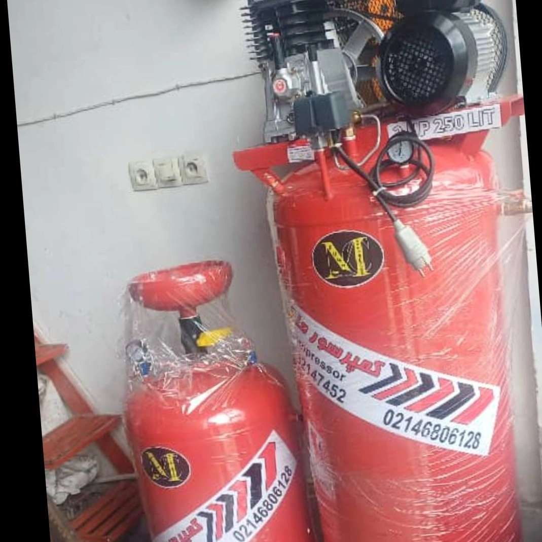 کپرسور ۲۵۰ لیتری به همراه کف کش
