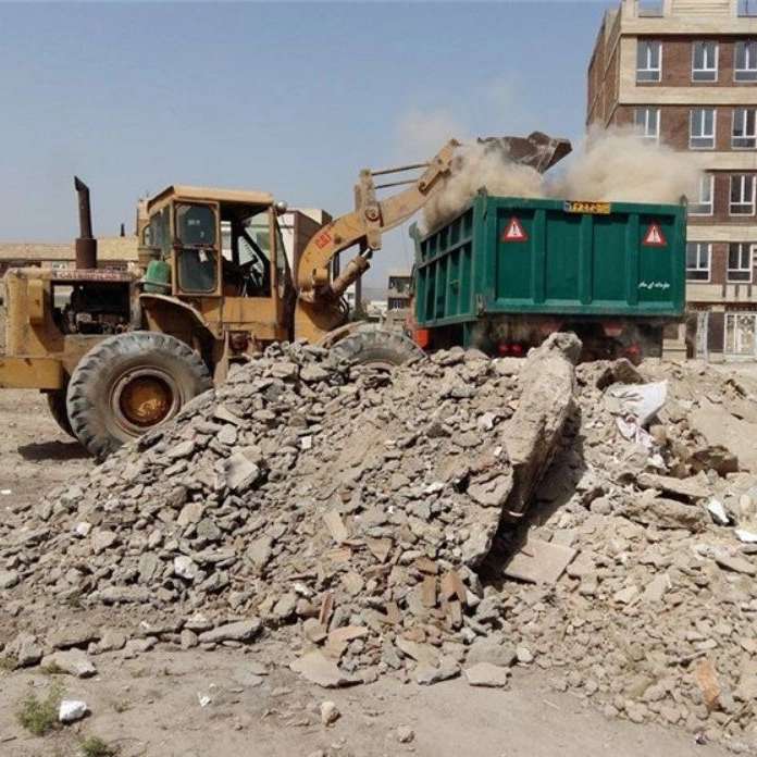 بارگیری سریع نخاله ساختمانی در تهران