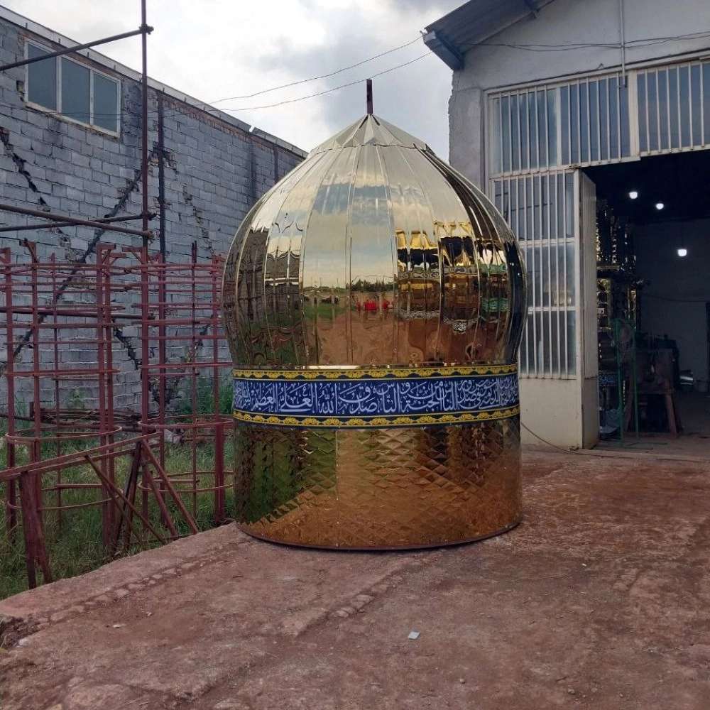 ساخت گنبد فلزی گلدسته و شبستان در بابل