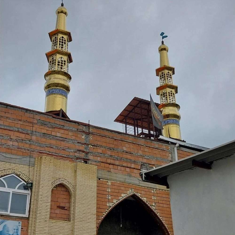 اجرا و ساخت گنبد فلزی گلدسته و شبستان