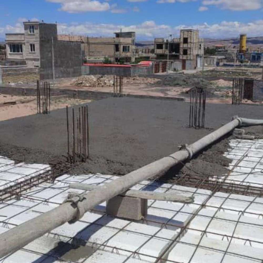 بتن ریزی سقف وفونداسیون