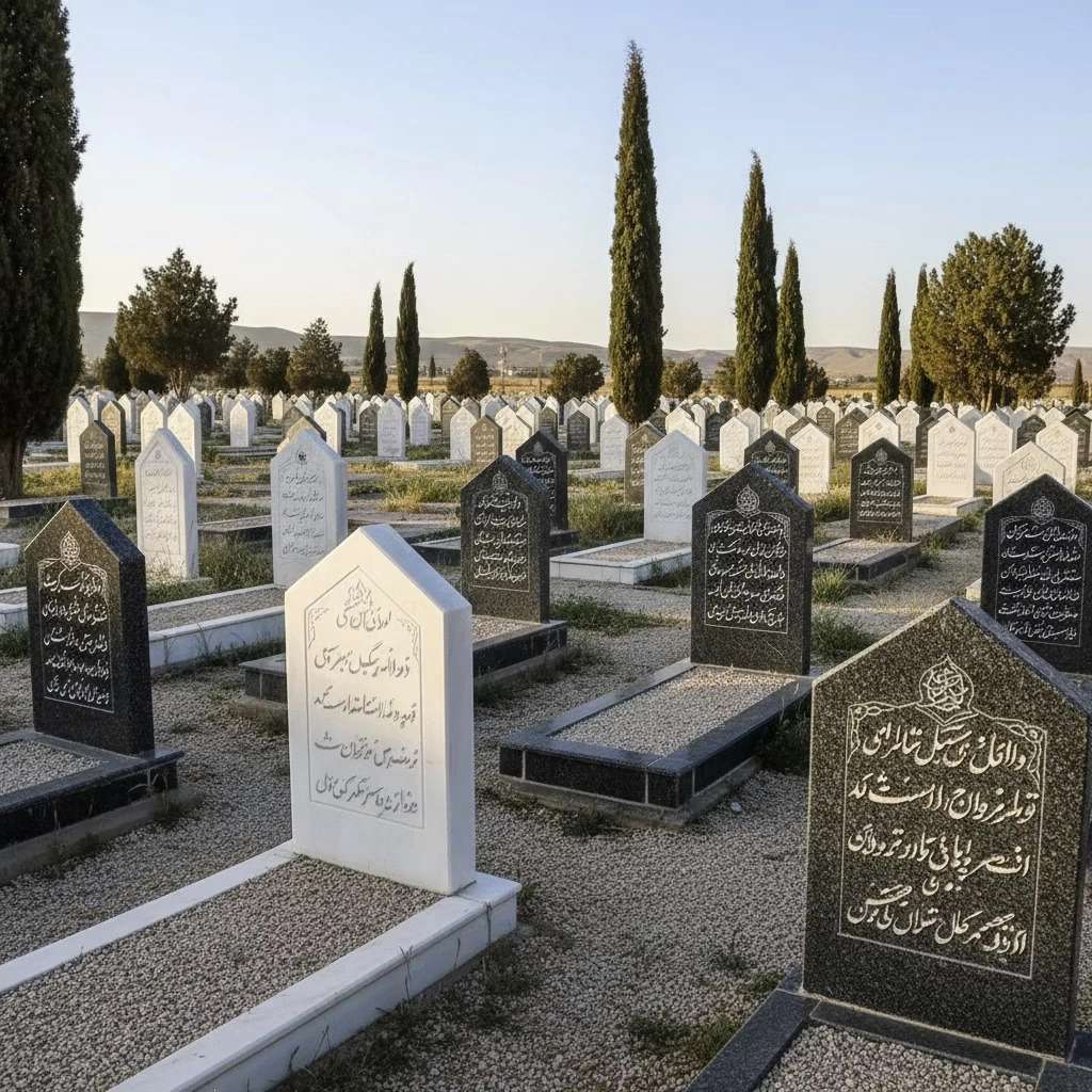 سنگ قبر در بهشت زهرا تهران