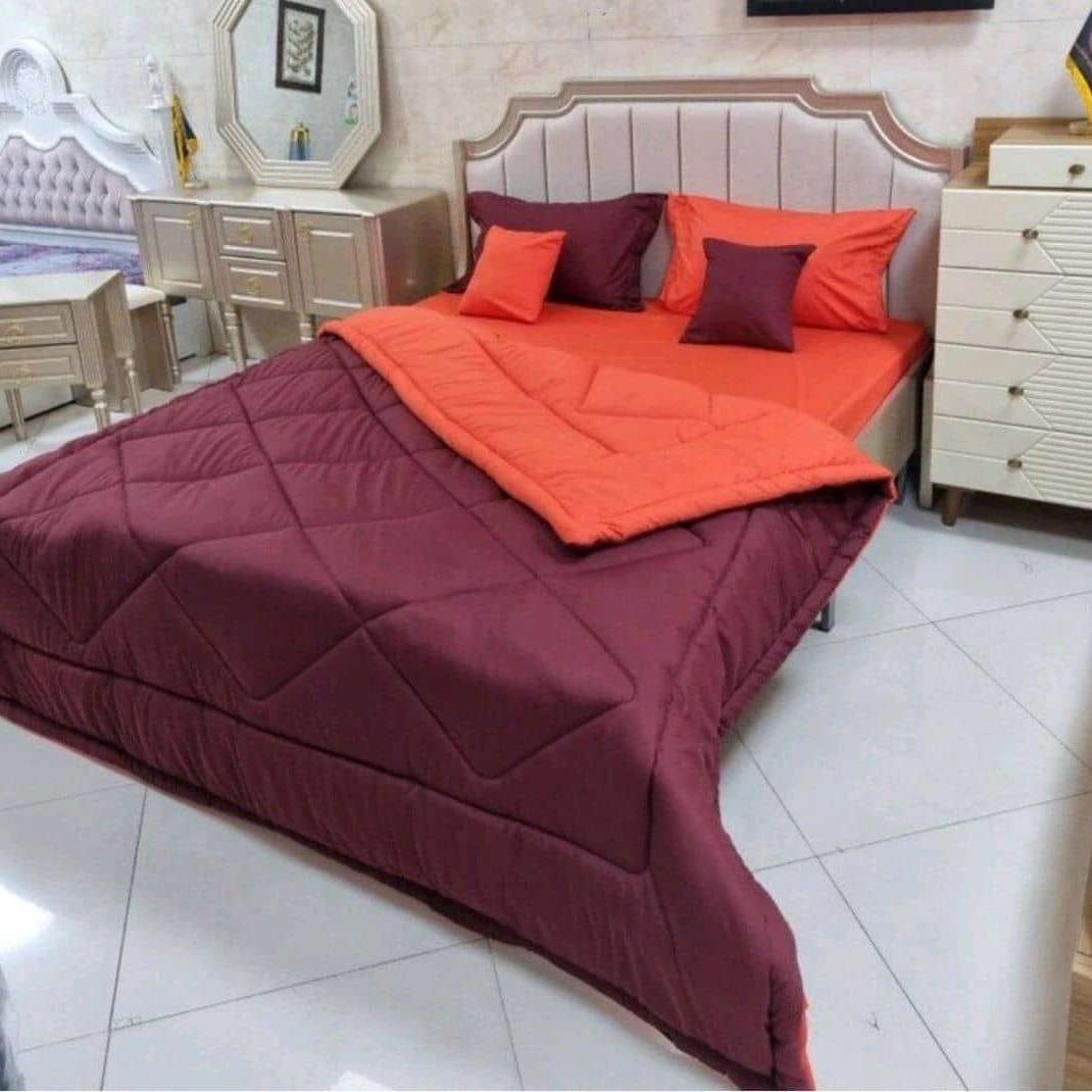 روتختی ست کامل اتاق همراه با فرشینه و اباژور و لوستر