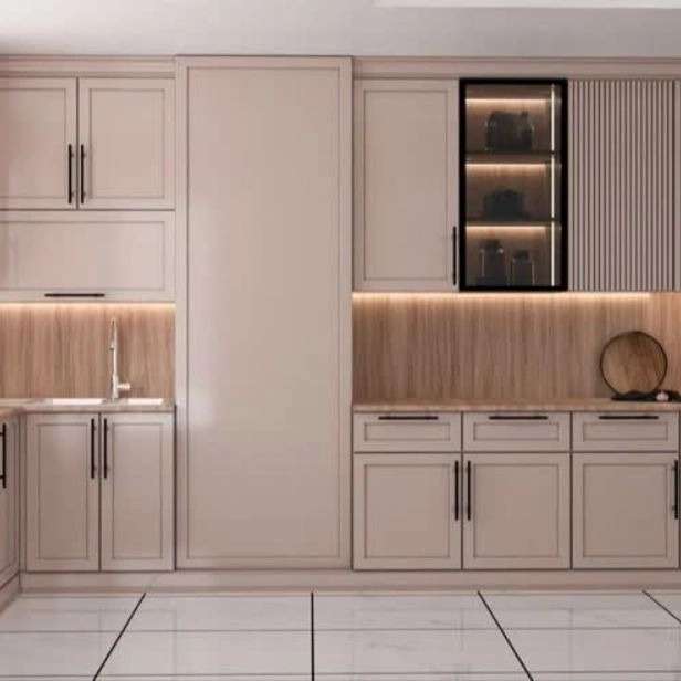 اجرای کابینت آشپزخانه وکیوم سوپر مات