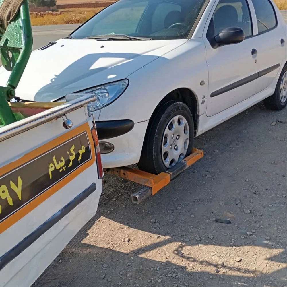 حمل ماشین در باغچه مشهد