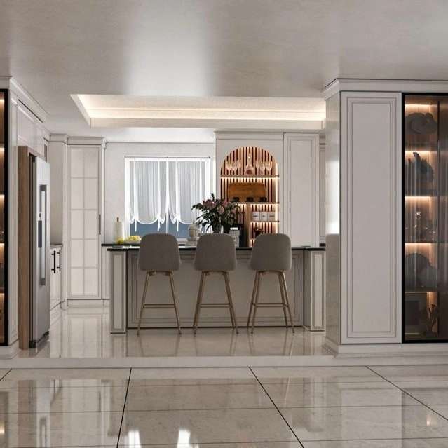 دکوراسیون نئوکلاسیک وکیوم با طراحی مهندس ثانی