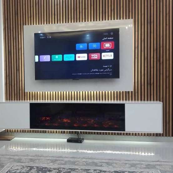 اجرای ترمووال و میز Tvو شومینه برقی