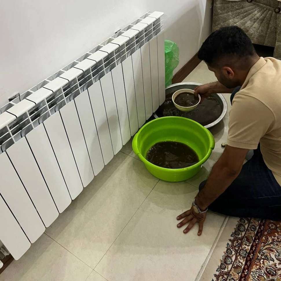سرویس رادیاتور و مدارشویی سیستم گرمایشی