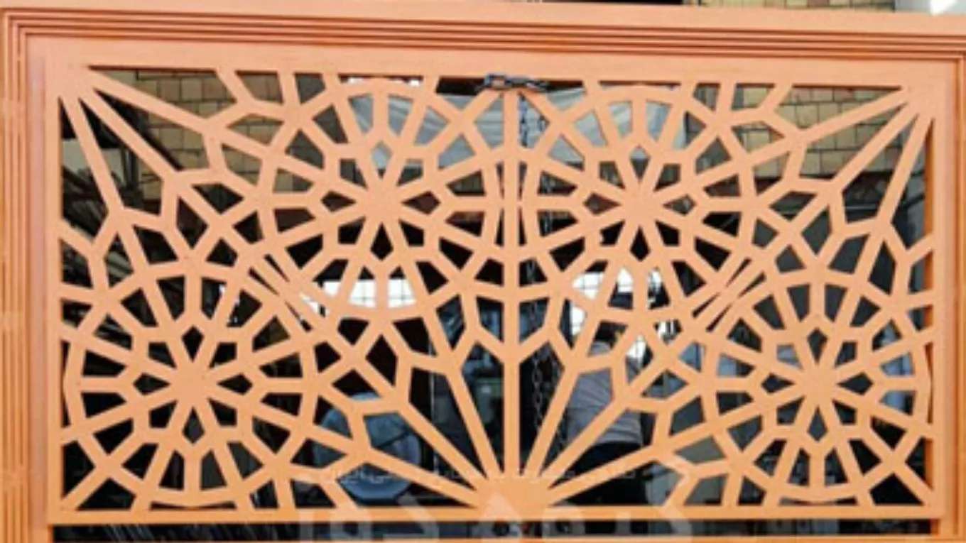 درب و پنجره گره چینی فلزی