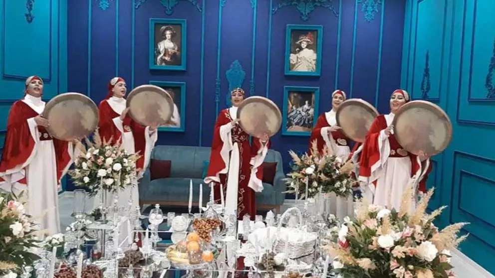 دف نوازی نسرین لطفی