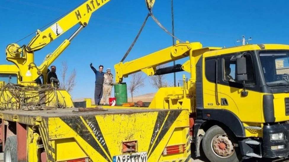جرثقیل مهران در شهرکرد