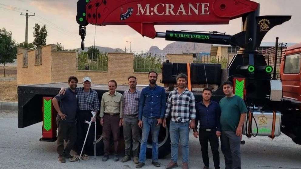 جرثقیل مهران در شهرکرد