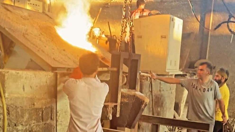ذوب فلزات البرز