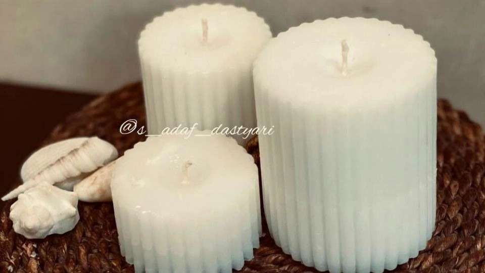 شمع دست سازصدف