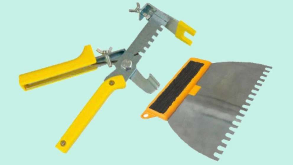 ابزار نصب کاشی و چسب کریمی