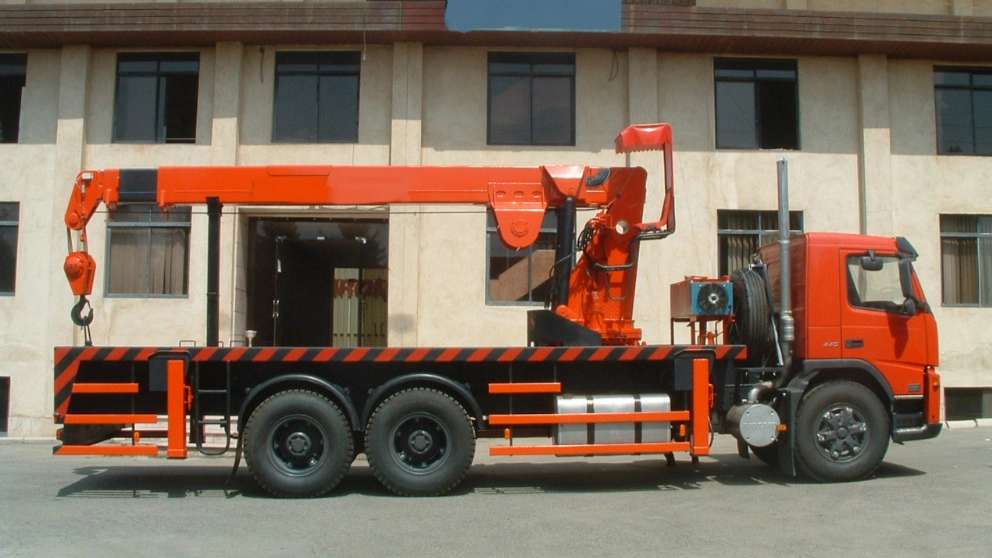 جرثقیل پشت اتاقی شهسواری