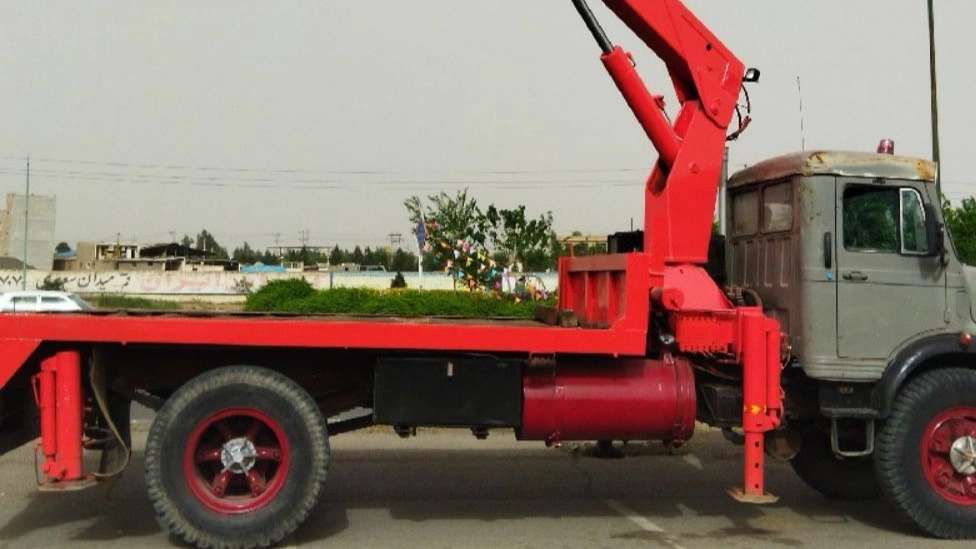 جرثقیل پشت اتاقی شهسواری