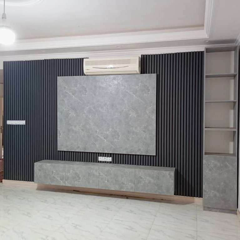 اجرای تی‌وی وال با طراحی مدرن و کلاسیک