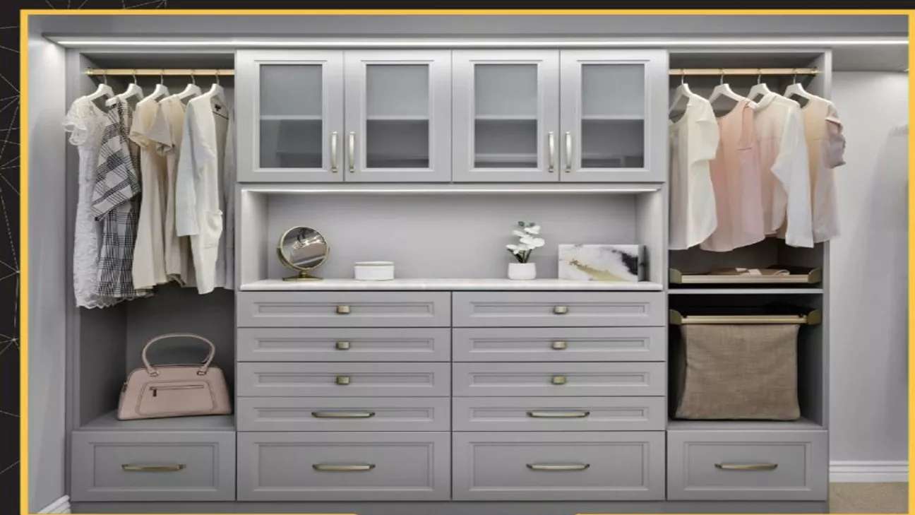 طراحی کابینت و کمد دیواری کاج