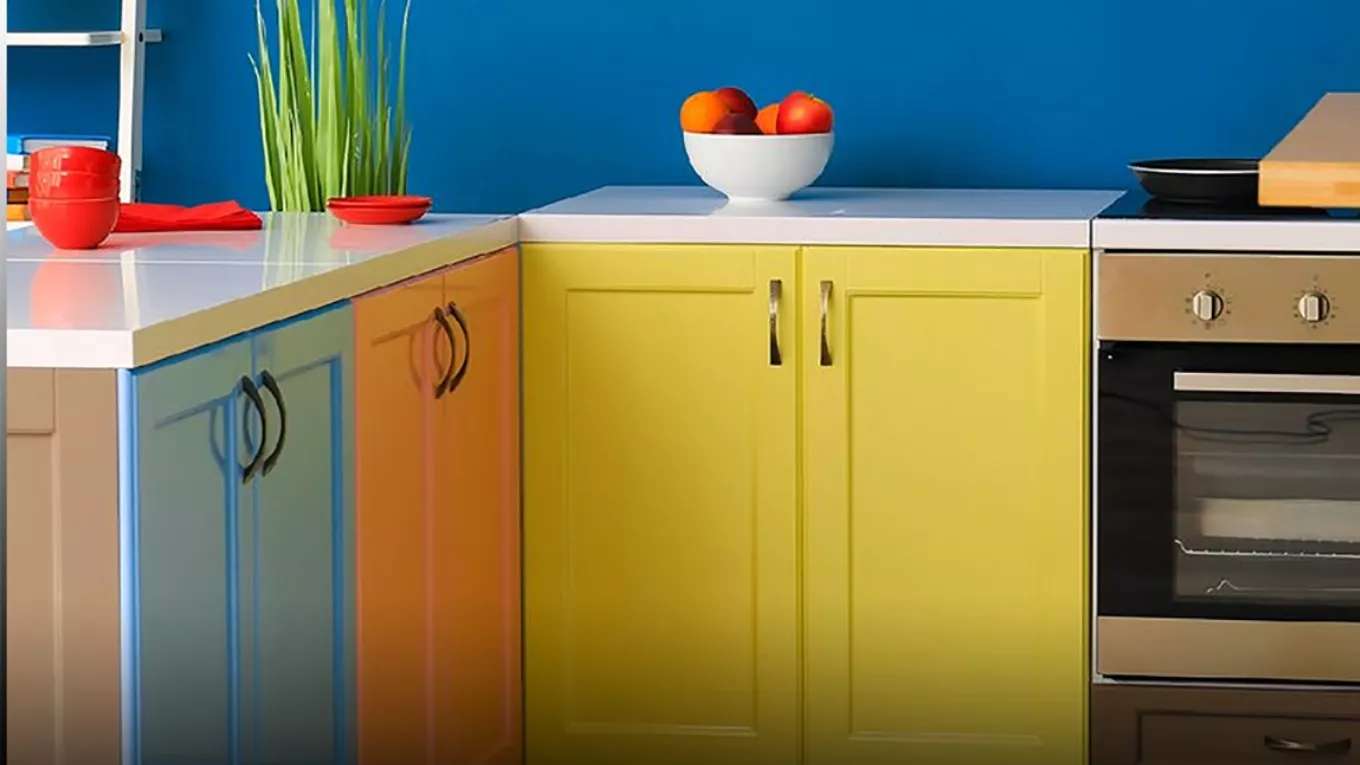 رنگ آمیزی قطعات کابینت
