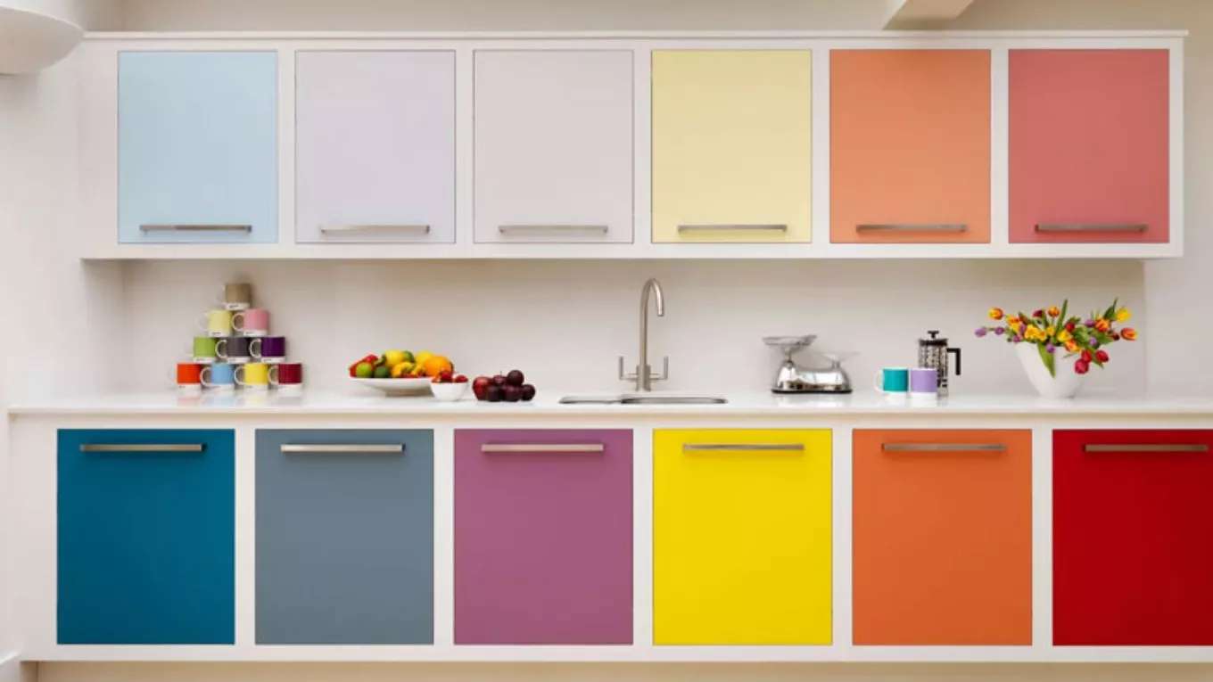رنگ آمیزی قطعات کابینت