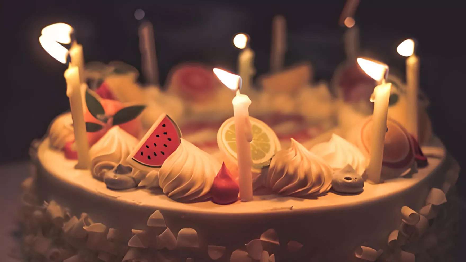شموع وأغطية عيد ميلاد