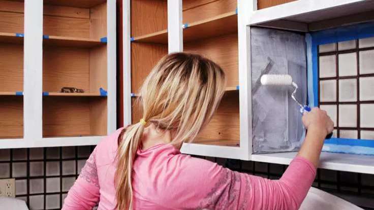 رنگ آمیزی قطعات کابینت