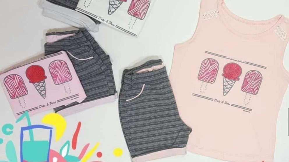 لباس خانگی بنفشه گل